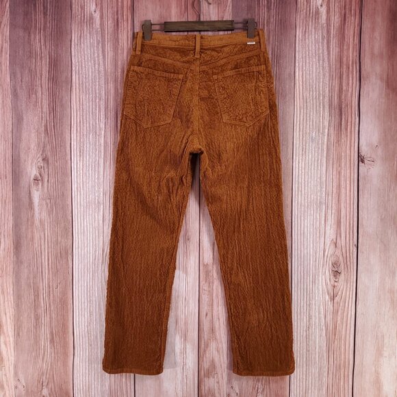 Mother Womens Size 30 High Waisted Study Hover Deep In The Valley Burnt Orange - Picture 2 of 16